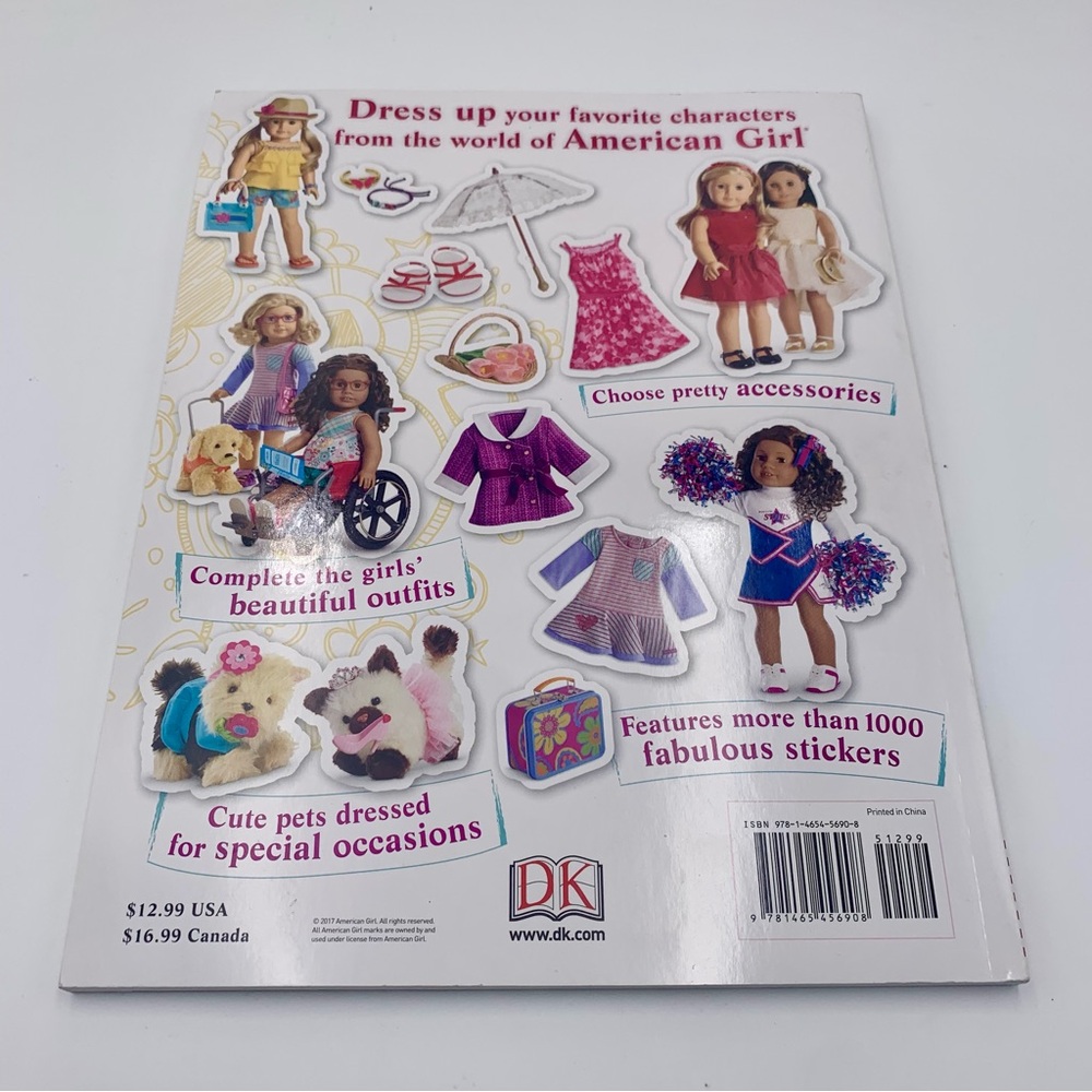 Ultimate Sticker Collection: American Girl Dress-Up Paperback Sticker Book NEW!! - Picture 2 of 9
